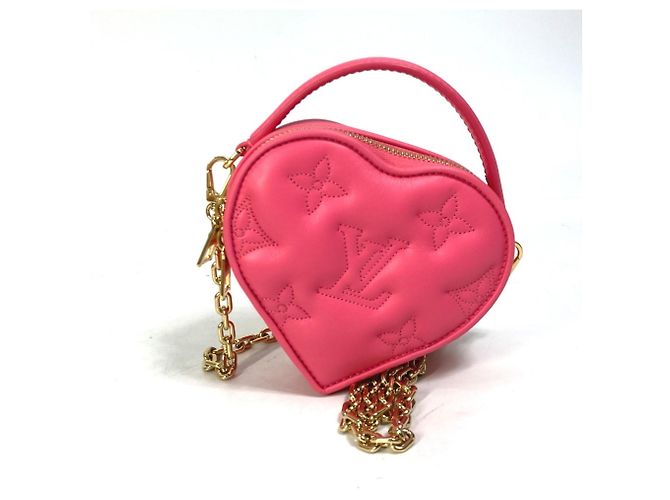 Pochette Louis Vuitton Monogram Bubblegram Pop My Heart Rose