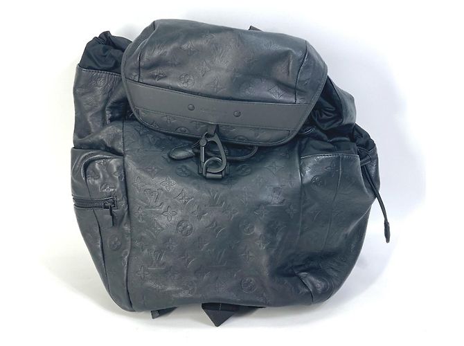 Louis Vuitton Monogram Shadow Discovery Backpack Black