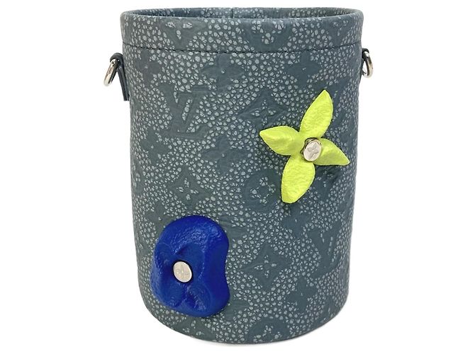 Borsa a spalla in magnesite Taurillon Louis Vuitton Marrone