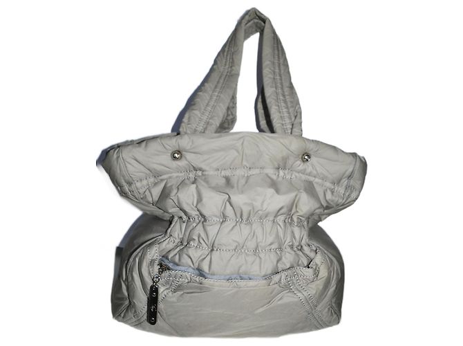 Bolso de mano Fay en tela gris