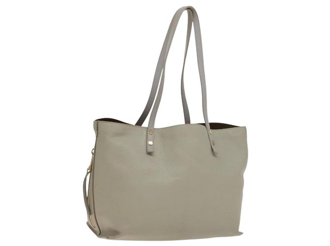 Chloé Chloe Dylan Tote Bag Leder Gold Auth BA4765 Golden