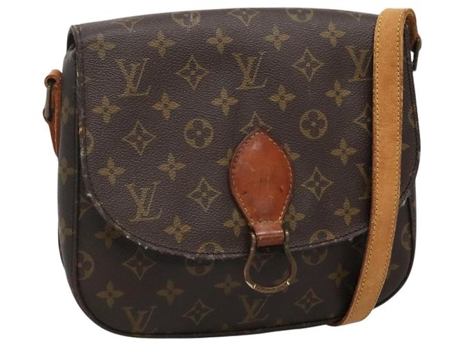 LOUIS VUITTON Bolsa de Ombro Monogram Saint Cloud GM M51242 LV Auth 136655 Monograma