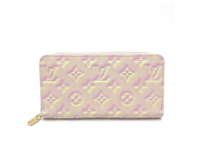 Cartera Zippy Monogram Empreinte Louis Vuitton Rosa