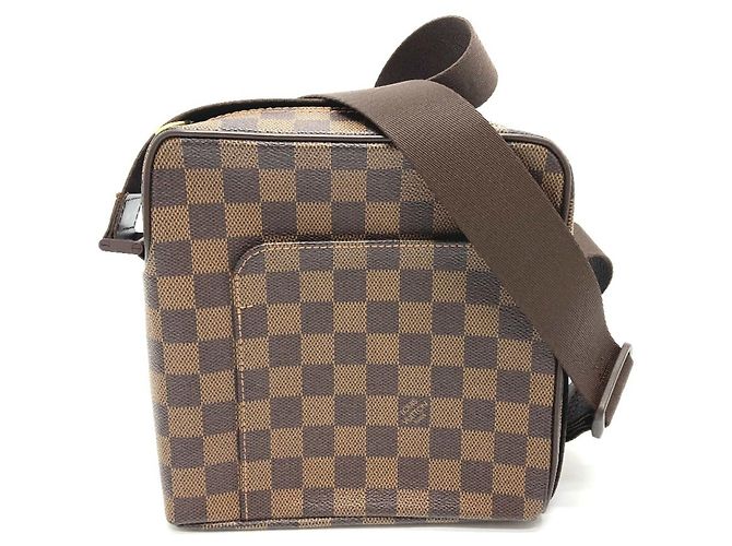 Bolsa de Ombro Pochette PM Damier Olaf da Louis Vuitton Marrom Damier ebene