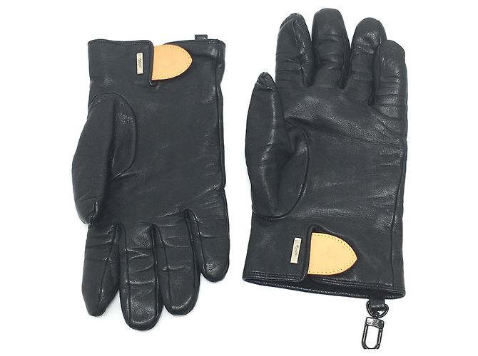 Luvas Louis Vuitton MP2429 Gon LV Staple Edition Preto