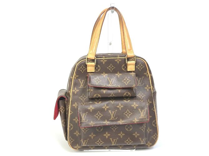 Bolso tote Monogram Excentricidad Louis Vuitton Castaño