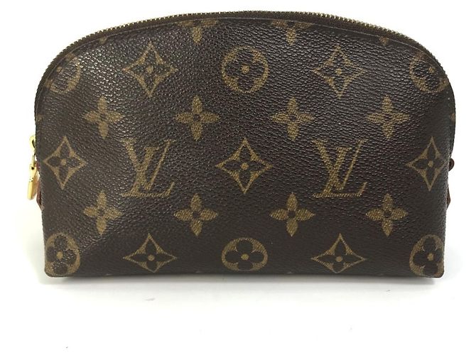 Louis Vuitton Monogram Canvas Cosmetic Pouch Brown