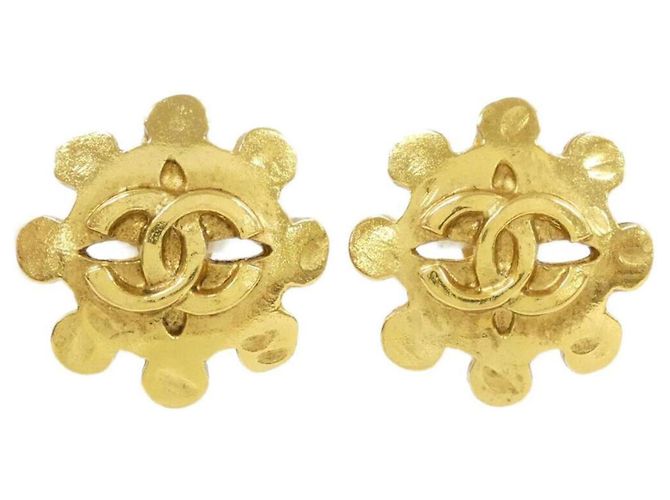 Orecchini a clip dorati Chanel 03034 D'oro
