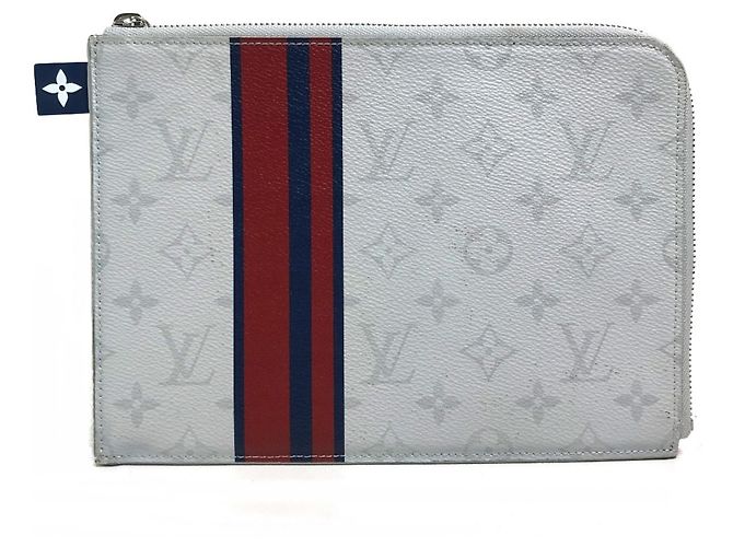 Pochette Jour PM Monogram Louis Vuitton Blanc Rouge Bleu