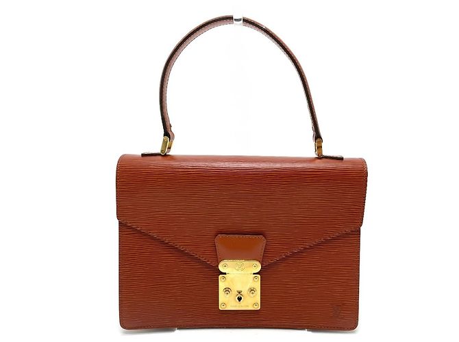 Sac de bureau Concorde Epi Louis Vuitton Marron