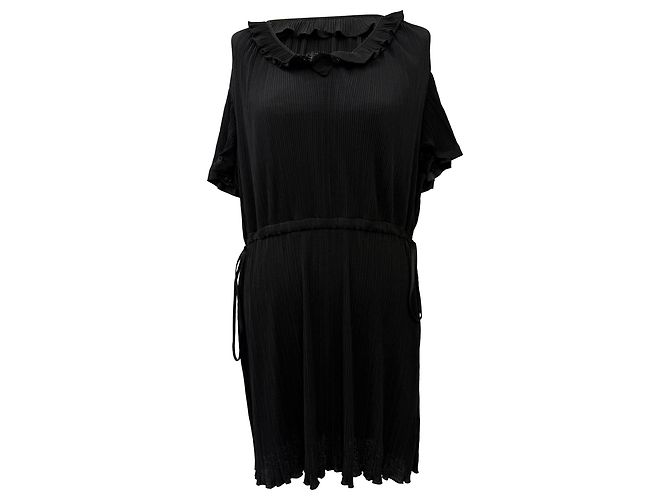 Robe Mini Plissée See by Chloé en Polyester Noir