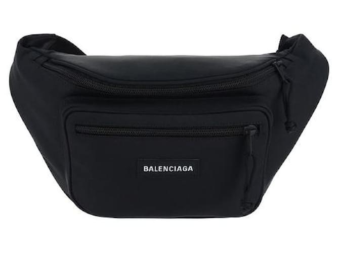 Balenciaga Bolsa de cintura Explorer Preto  ref.2424950