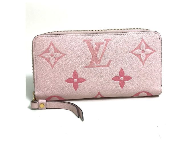 Zippy Geldbörse Monogram Empreinte Louis Vuitton Pink