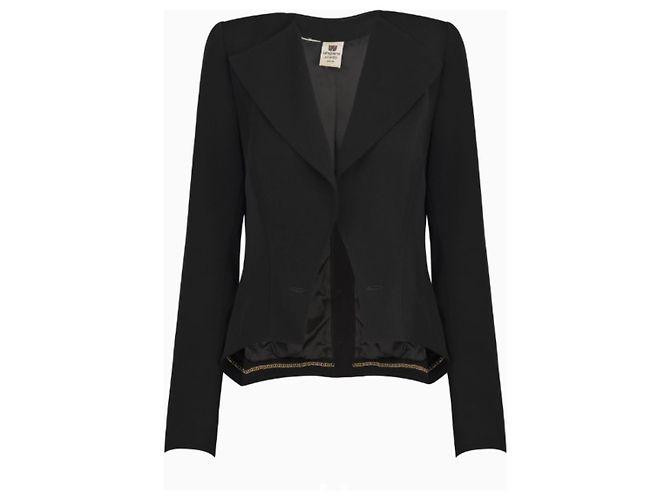 Autre Marque Giacca Ungaro, modello Black Line Nero