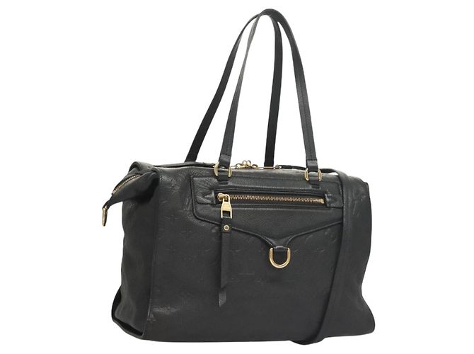 LOUIS VUITTON Borsa Tote Monogram Empreinte Lumineuse PM Nera M93410 Auth ki5855 Nero
