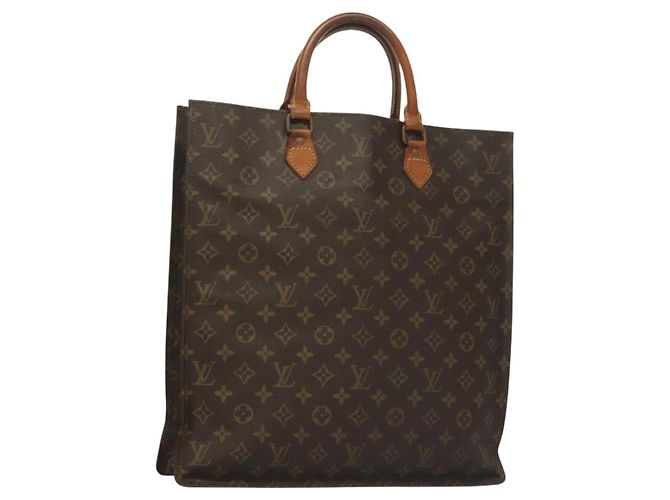 LOUIS VUITTON Bolsa Sac Plat Monogram M51140 Auth LV 136093 Monograma