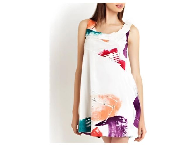 Abito da sera Chloé, modello Brush Print SS2008 Multicolore
