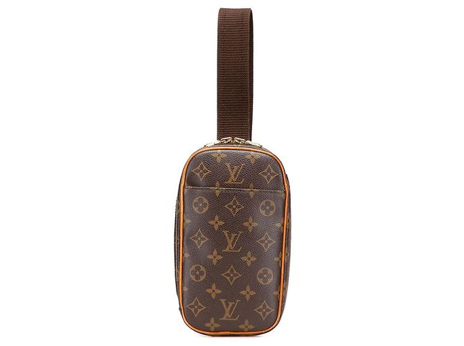 Sac à corps Pochette Ganju Monogram Louis Vuitton Marron