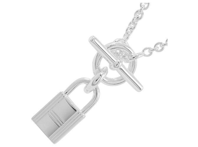 Hermès Hermes Kelly Cadena Amulet Necklace Silver