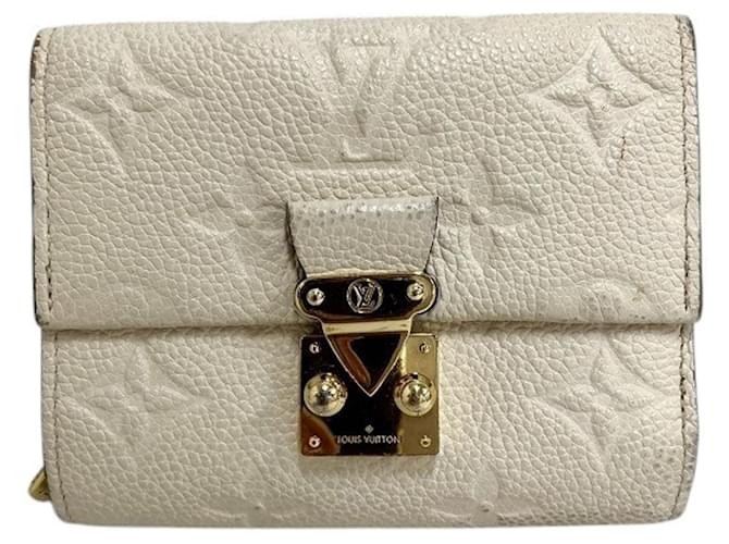 Metis Carteira dobrável Monogram Empreinte Louis Vuitton Cru Lona  ref.2429146