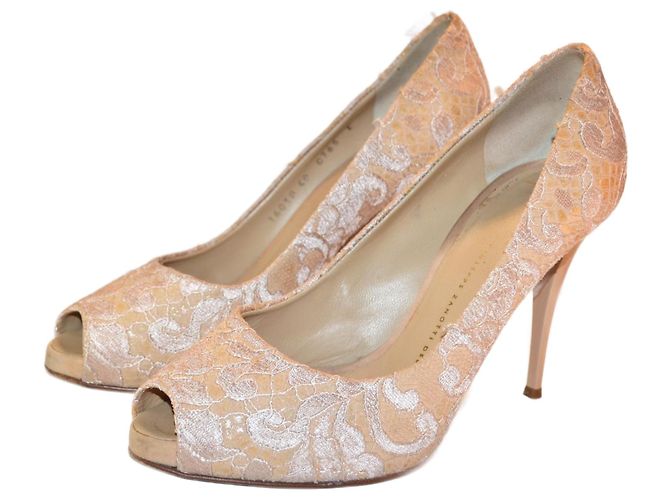 Giuseppe Zanotti Pumps Rosa Leder Größe 40 Pink