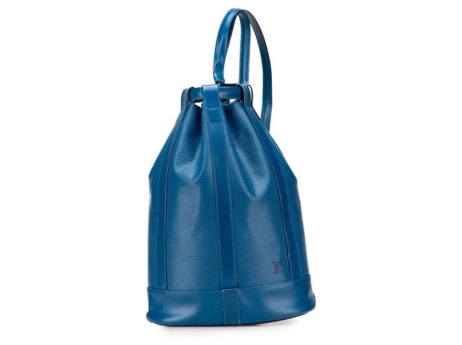 Louis Vuitton Blue Epi Randonnee PM