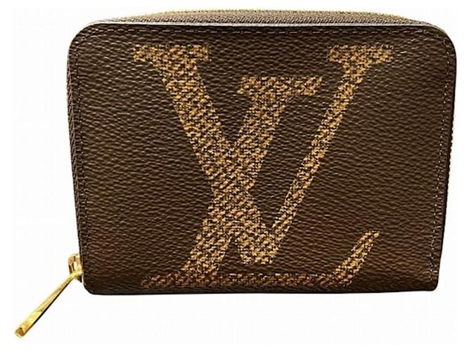 Louis Vuitton Monogram Giant Zippy Coin Purse Brown  ref.2429742