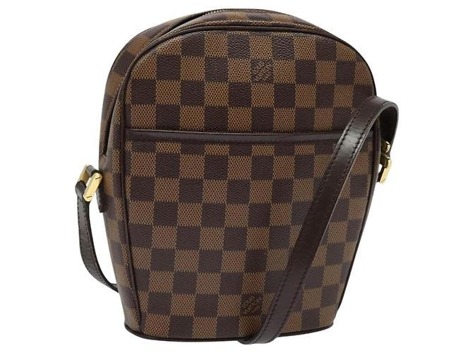 LOUIS VUITTON Borsa a Spalla Damier Ebene Ipanema PM N51294 LV Auth BA4779