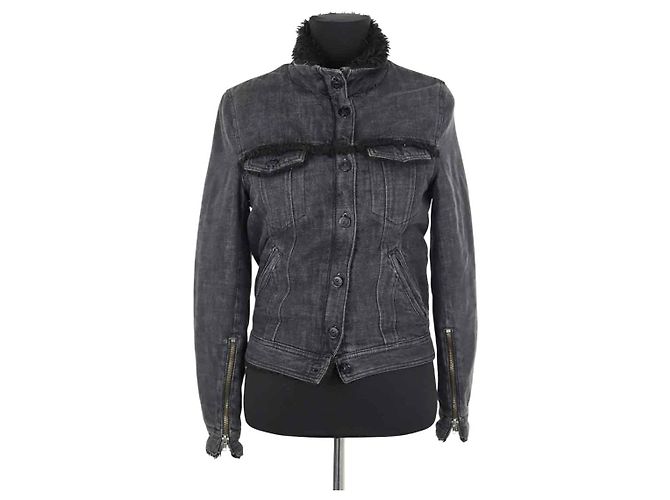 The Kooples Chaqueta de algodón negra Negro