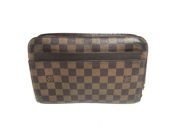 Sac Saint Louis Second Damier Louis Vuitton Marron Damier ebène