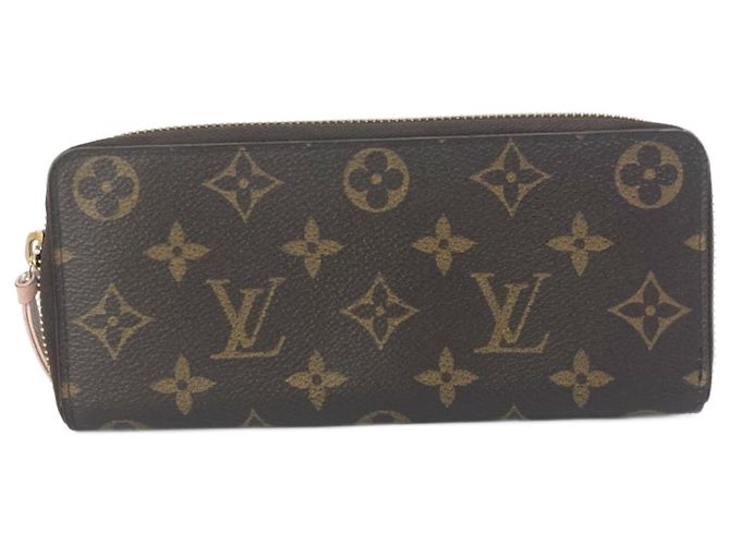 Louis Vuitton Monogram Portemonnaie Clemence Lang Pink Monogramm