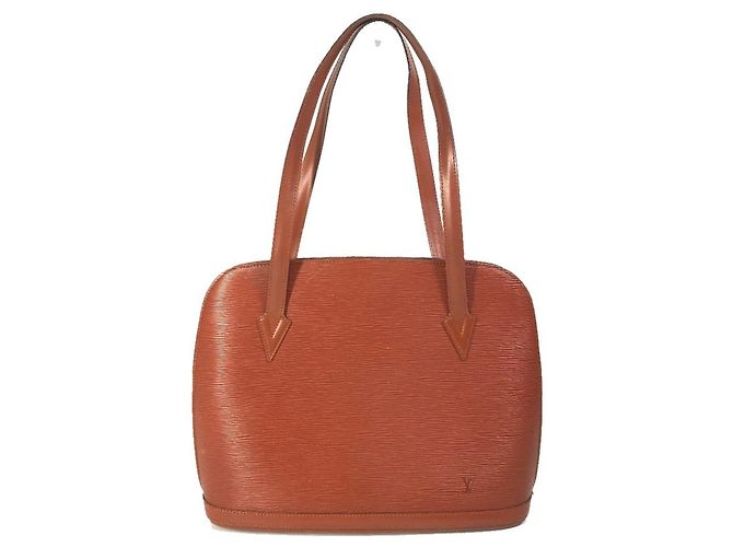 Bolsa de Ombro Lussac em Couro Epi M52283 da Louis Vuitton Marrom