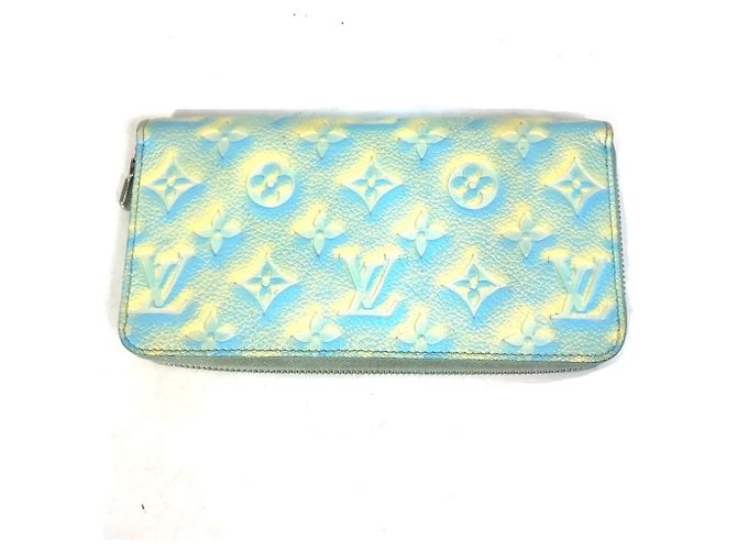 Cartera Zippy Monogram Empreinte Louis Vuitton Amarillo Verde claro