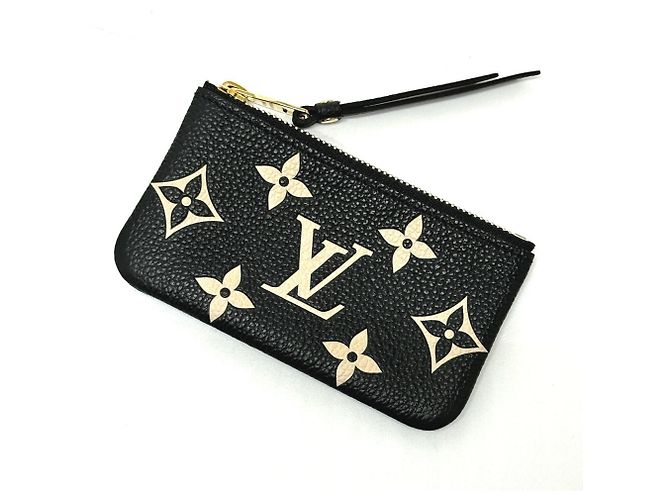 Pochette Cle Coin Case Monogram Empreinte Louis Vuitton Preto Dourado
