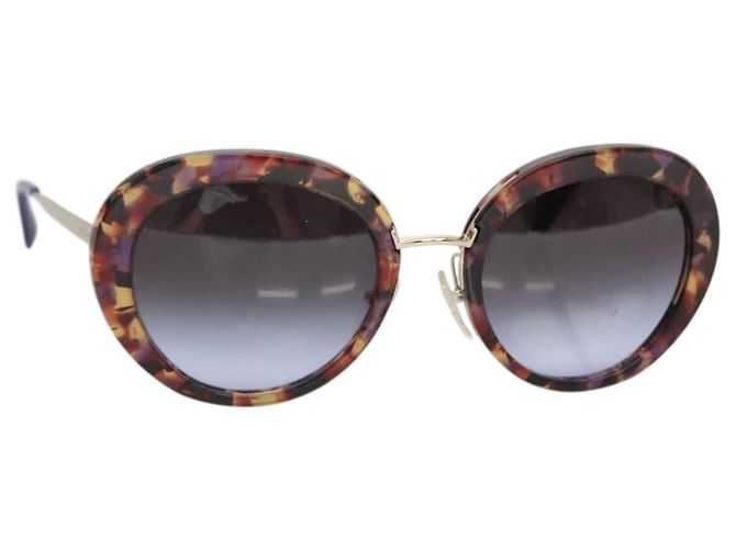 Occhiali da sole PRADA in plastica marrone Auth BA4789