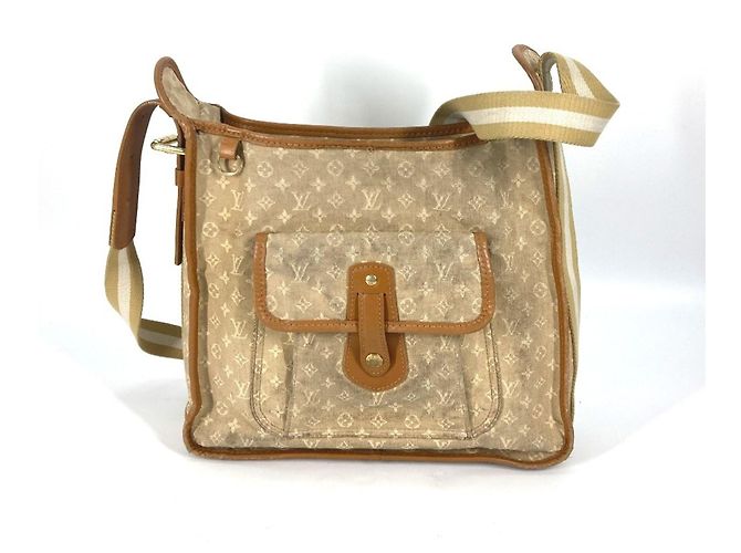 Borsa a Spalla Mary Kate Mini Besas Monogramma Louis Vuitton Beige