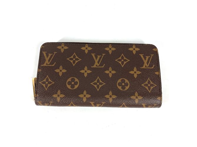 Zippy Geldbörse Monogram Louis Vuitton Braun Monogramm
