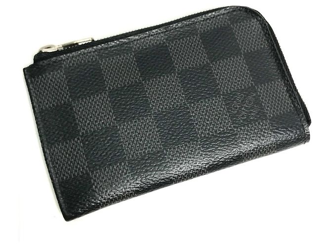 Monedero Damier Graphite Louis Vuitton Negro