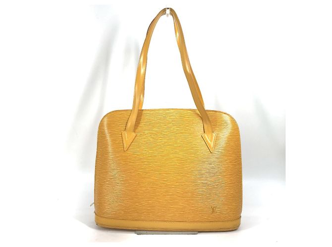 Bolsa de Ombro Lussac em Couro Epi Louis Vuitton Amarelo