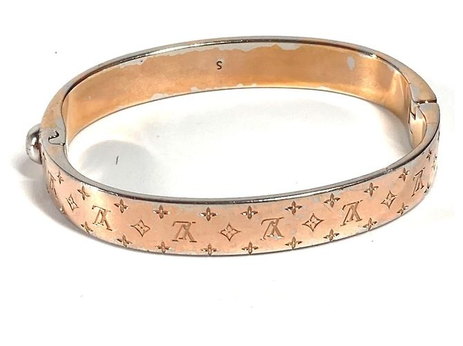 Bracelet Bangle Nanogram Monogram Louis Vuitton Rose Monogramme