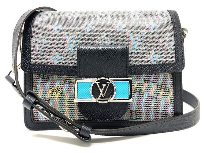 Sac à bandoulière Mini Pop Dauphine de Louis Vuitton Bleu Multicolore