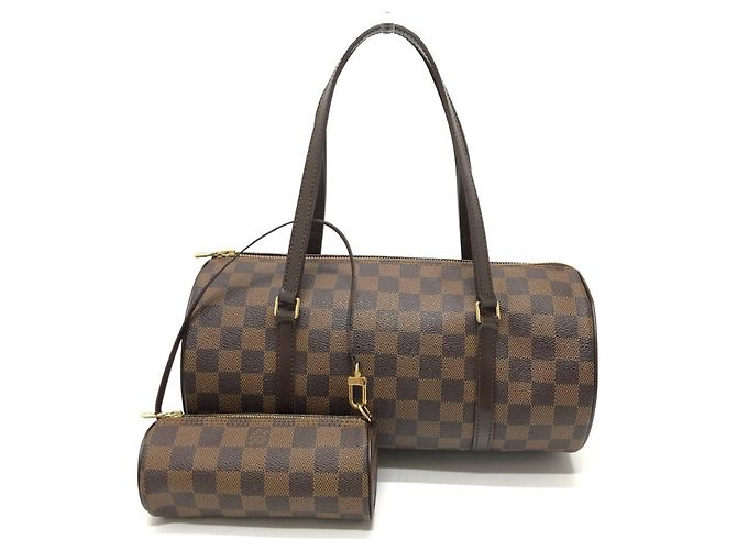 Borsa Tote Louis Vuitton Damier Papillon 30 Marrone