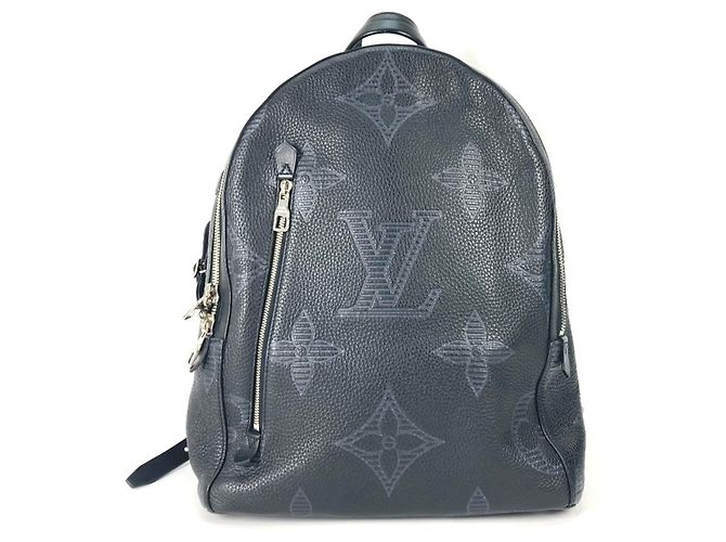 Louis Vuitton Monogram Taurillon Shadow Armand Backpack Black