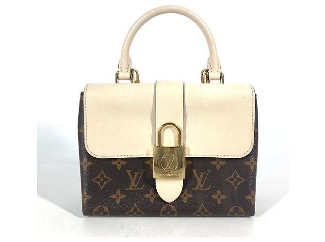 2-in-1 Rocky BB Monogramm Tasche von Louis Vuitton Braun Weiß
