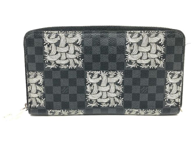 Cartera Larga Damier Graphite Louis Vuitton Negro