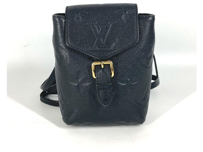 Louis Vuitton Monogram Empreinte Tiny Backpack Black