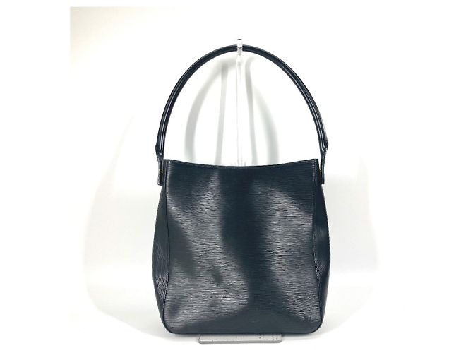 Louis Vuitton Epi Looping GM Schultertasche Schwarz