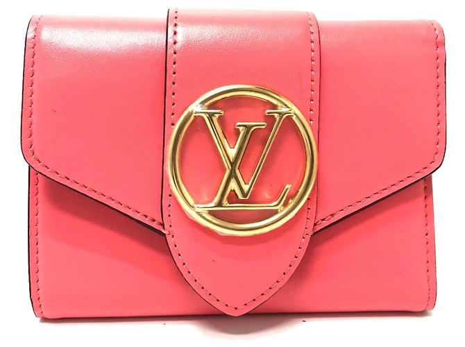 Louis Vuitton M69177 LV Circle Cartera Pont Neuf Compacta Rosa Azul