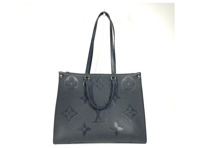 Louis Vuitton Monogram Empreinte On the Go GM Shoulder/Tote Bag Black