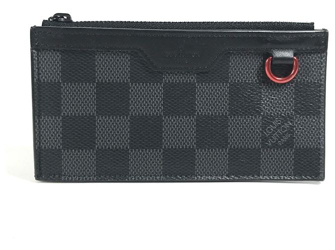 Portafoglio Damier Graphite Louis Vuitton Nero